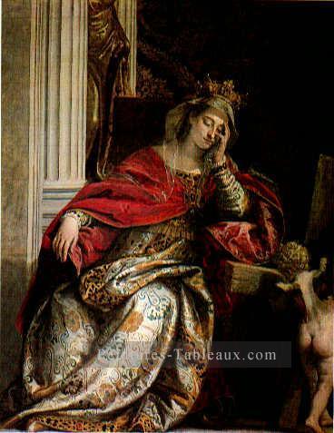 La vision de Sainte Hélène Renaissance Paolo Veronese Peintures à l'huile